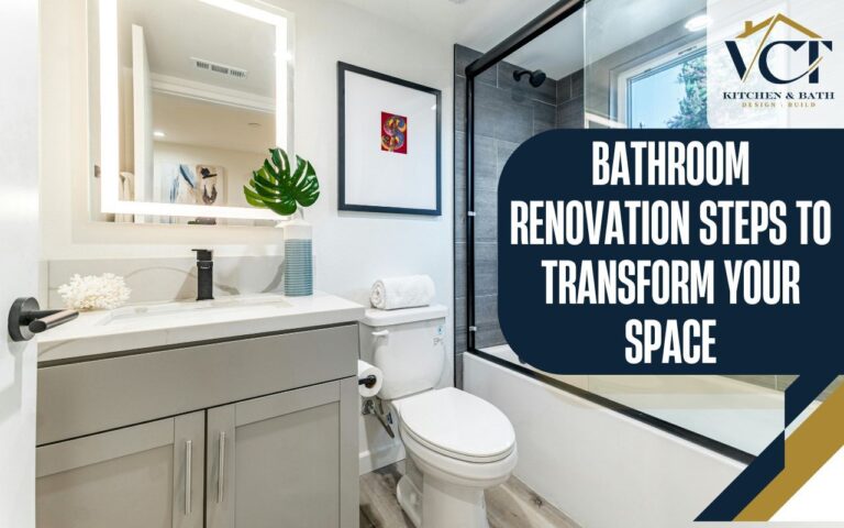 Fully renovated bathroom with modern design elements