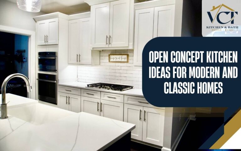 Open-concept kitchen and living area remodel with modern finishes