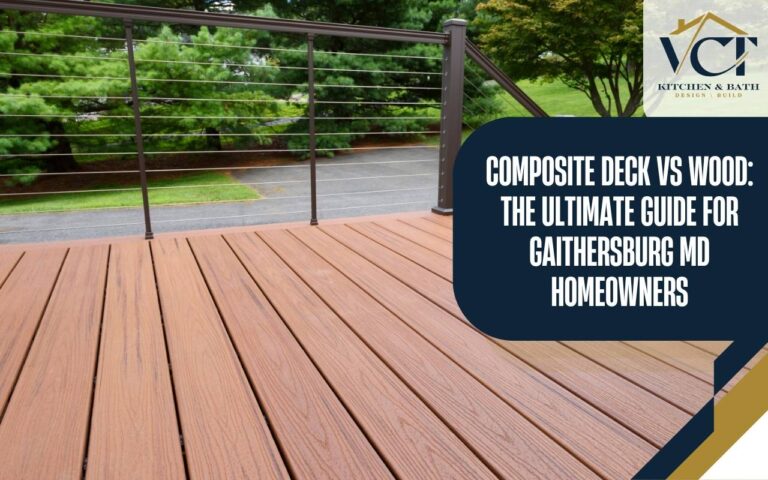 Professional composite deck installation in Gaithersburg MD neighborhood