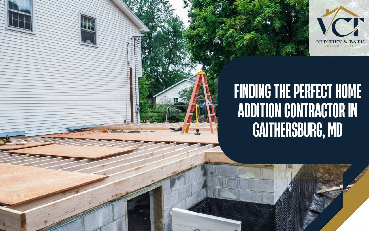 Finished home addition project in Gaithersburg MD showcasing high-quality craftsmanship and design.