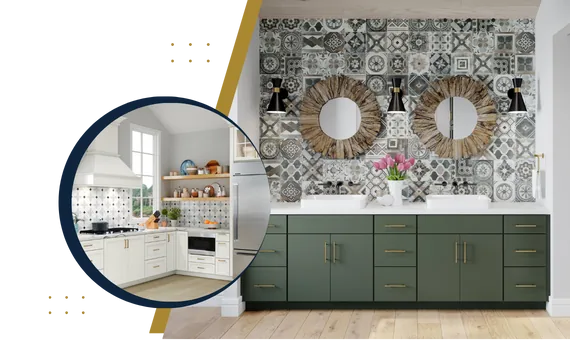 Custom kitchen renovation design in Ellicott City, MD, with new layout.