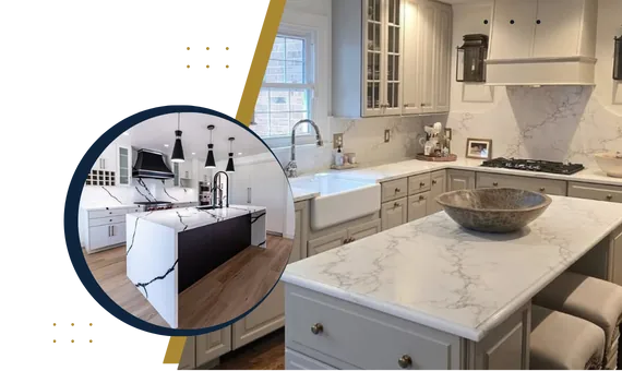 Modern kitchen upgrade during Home Remodeling in Ellicott City.