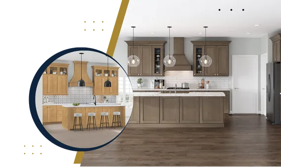 Modern kitchen after cabinet installation in Laurel, MD