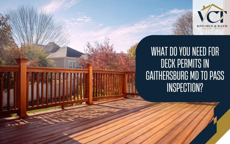 Deck permits in Gaithersburg MD checklist for homeowners