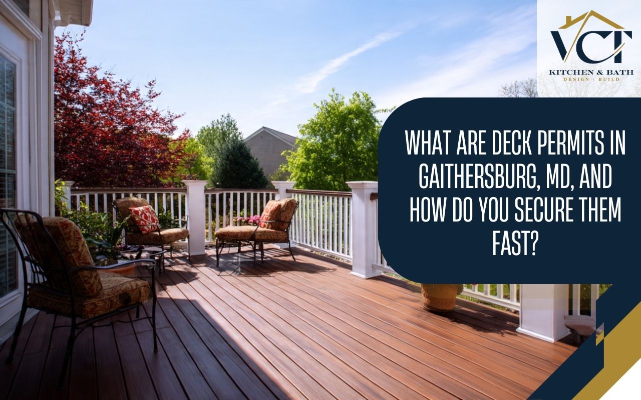 Deck permits in Gaithersburg, MD checklist for homeowners
