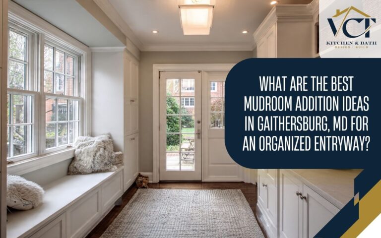 Mudroom addition ideas in Gaithersburg, MD for a clean entryway