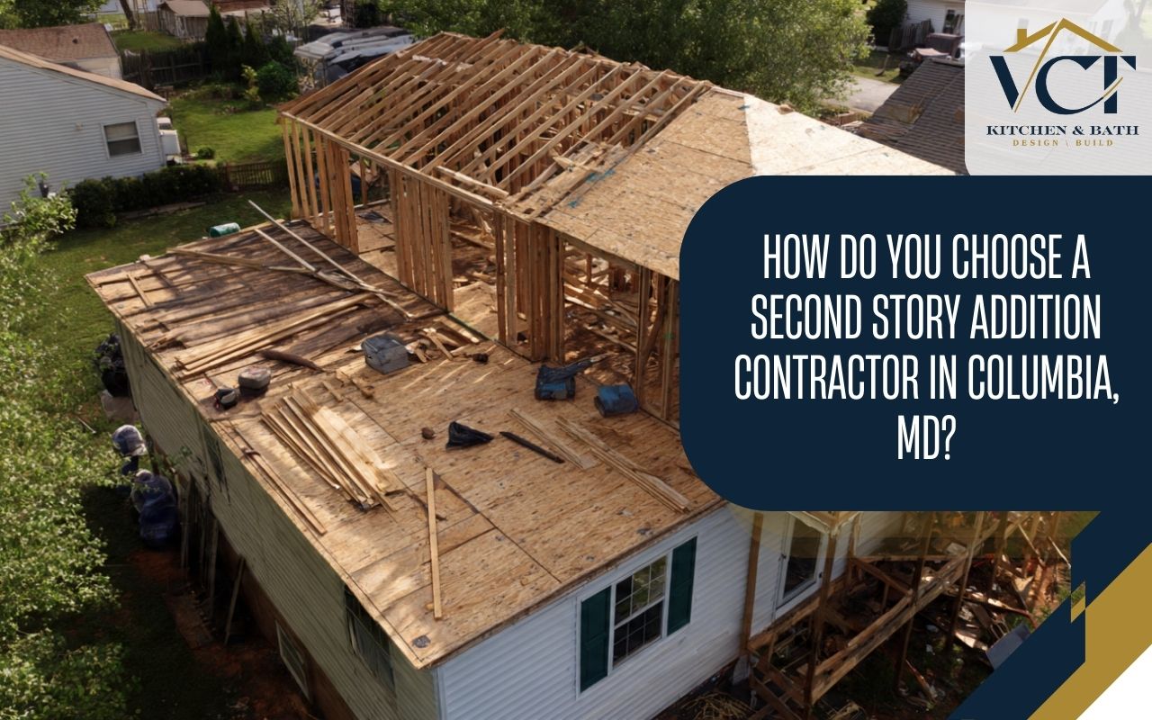 Second story addition contractor in Columbia, MD creating a seamless second level