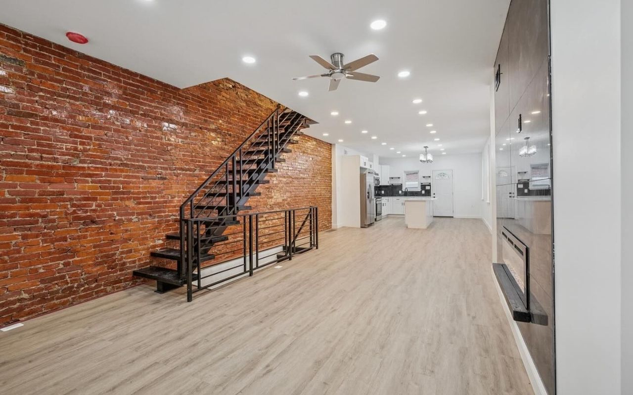 Tile flooring in Maryland kitchen with durable grout lines