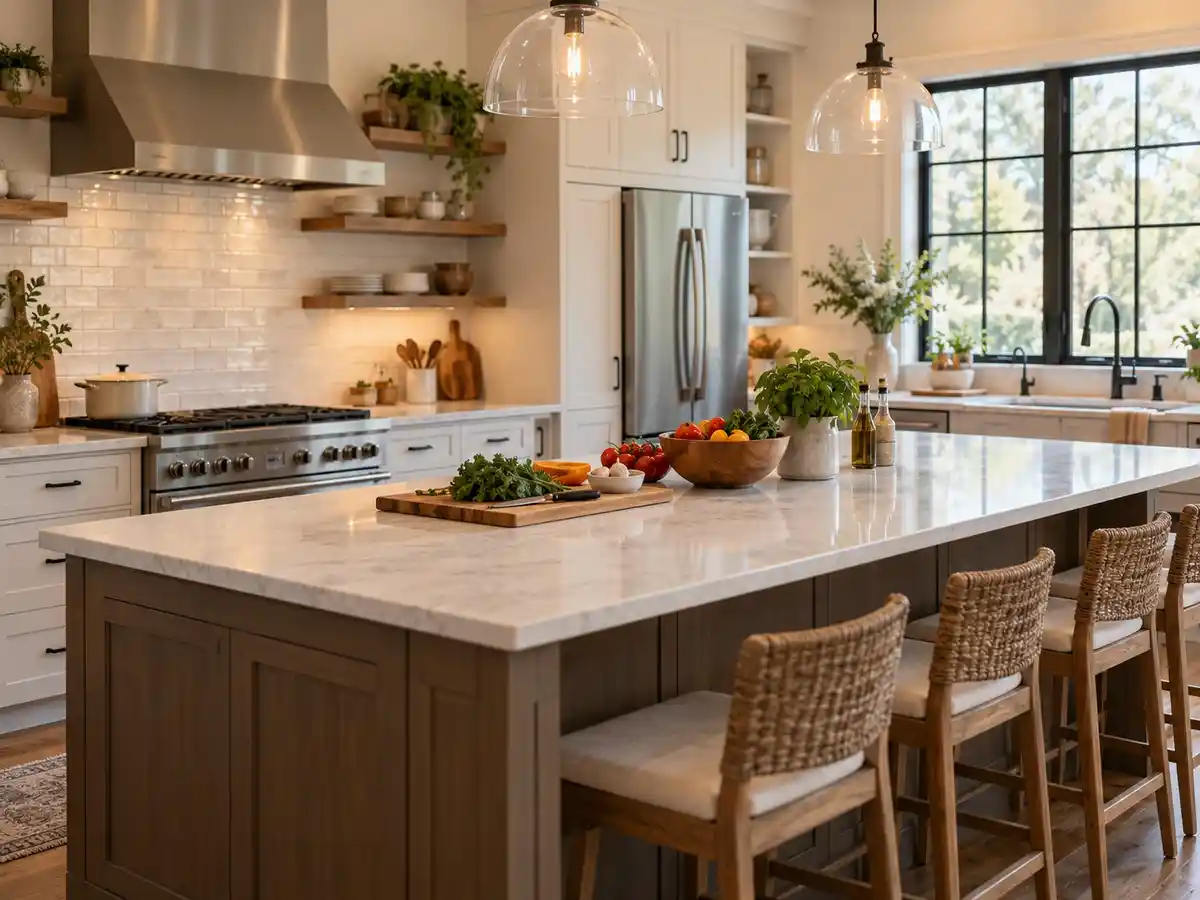 More Counter Space for Cooking, Baking, and Serving